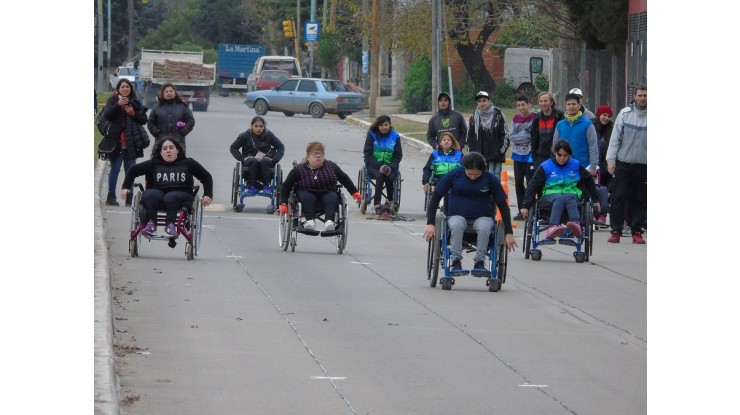 Finalizó la etapa local de atletismo adaptado 